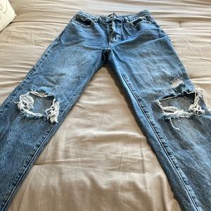 Pac Sun High Rise Straight leg button fly jeans size 25